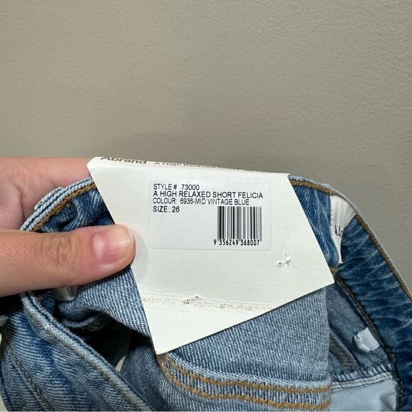 NWT Abrand A High Relaxed Short Felicia sz 26 - Picture 4 of 8